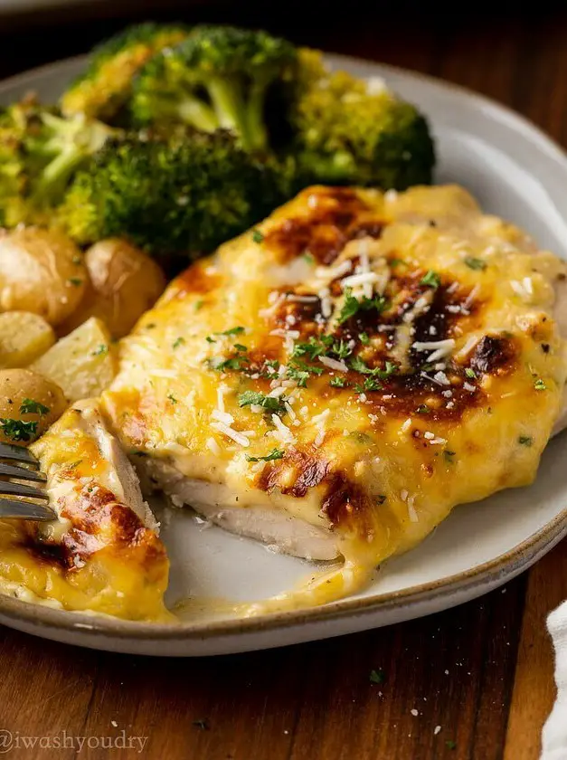 Creamy Chicken Sheet Pan Dinner