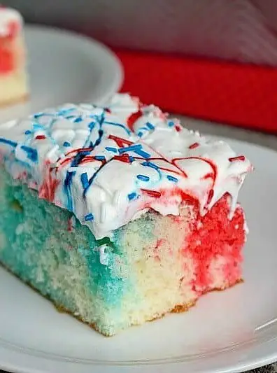 Red, White & Blue Poke Cake