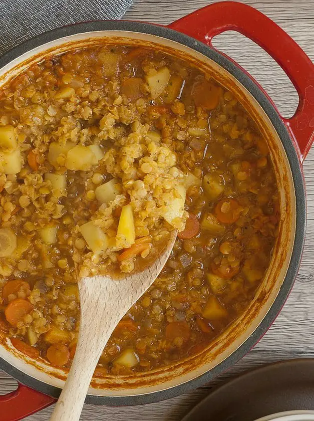 Cozy Red Lentil Soup