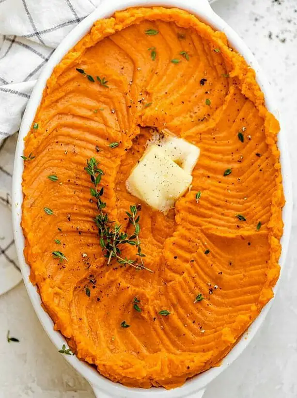 Healthy Mashed Sweet Potatoes