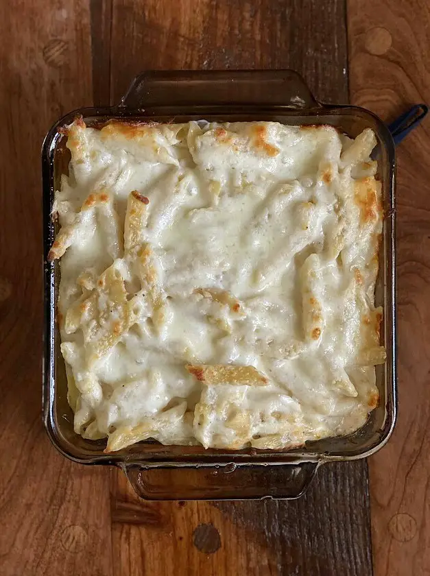 Shrimp Alfredo Bake