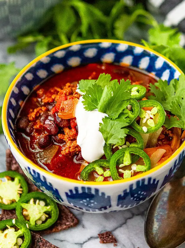 Healthy Instant Pot Turkey Chili