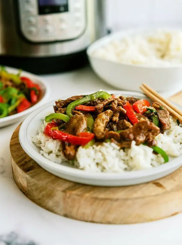 Instant Pot Pepper Steak