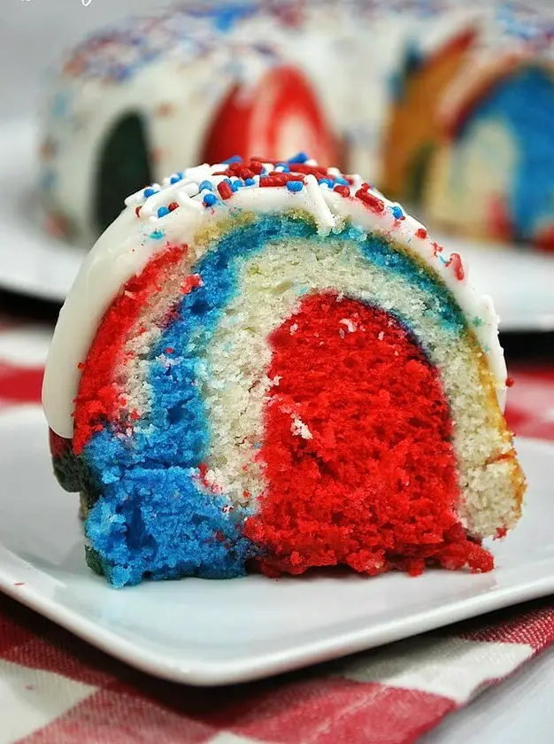 Patriotic Bundt Cake