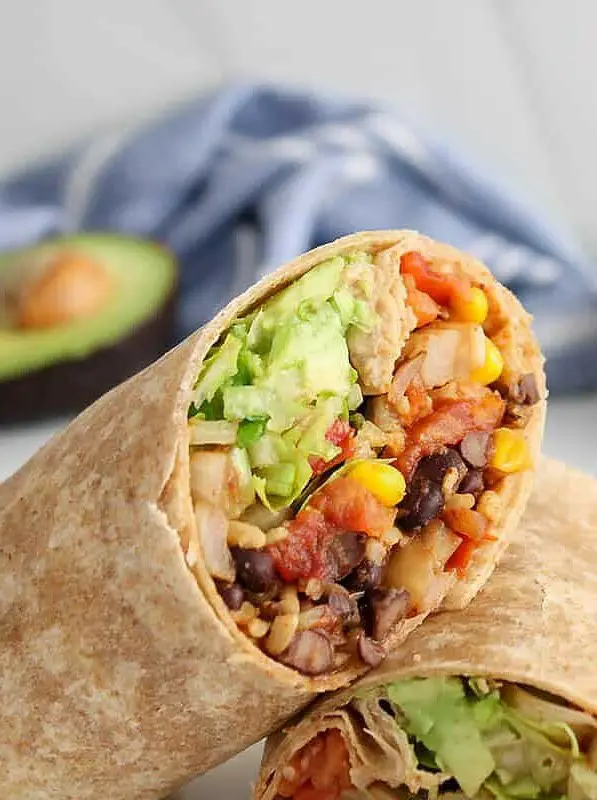 Vegan Black Bean and Rice Burritos