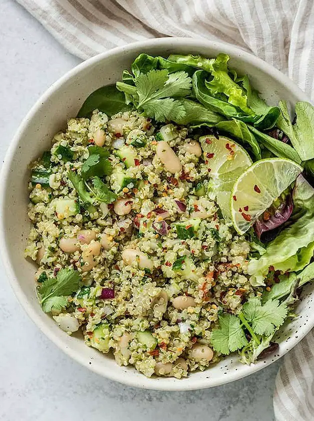 Cilantro Lime Quinoa Salad