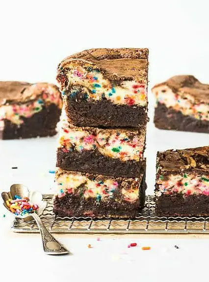 Birthday Cake Brownies