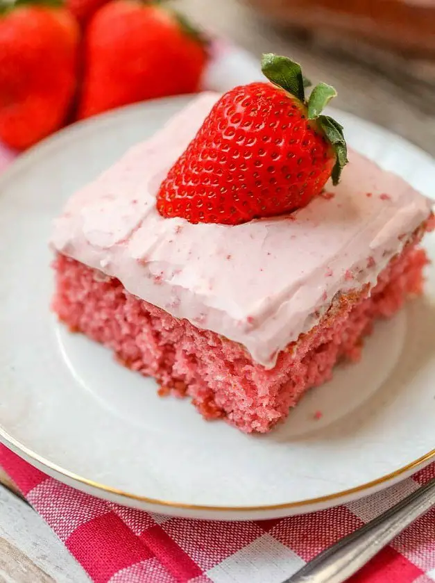 Strawberry Sheet Cake