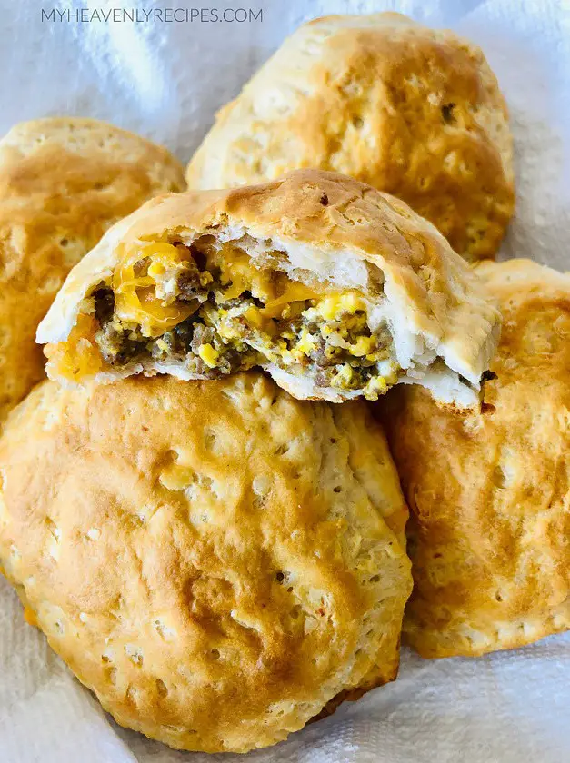 Breakfast Stuffed Biscuits