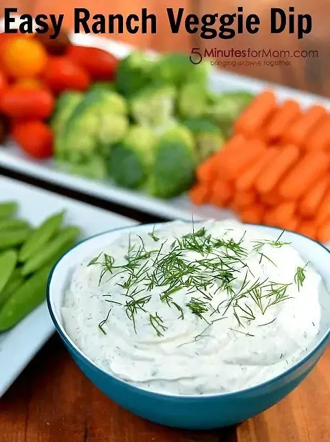 Easy Ranch Veggie Dip