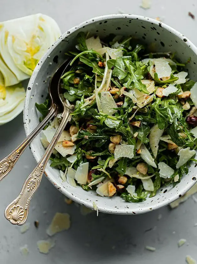 Shaved Fennel Arugula Salad