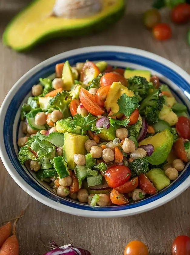 Vegan Chickpea Avocado Salad