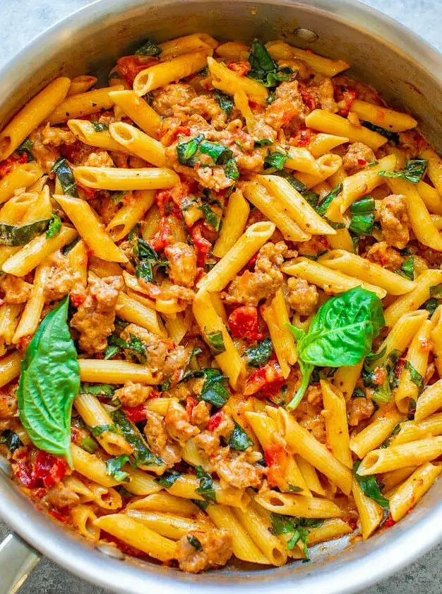 One Pot Italian Sausage Pasta