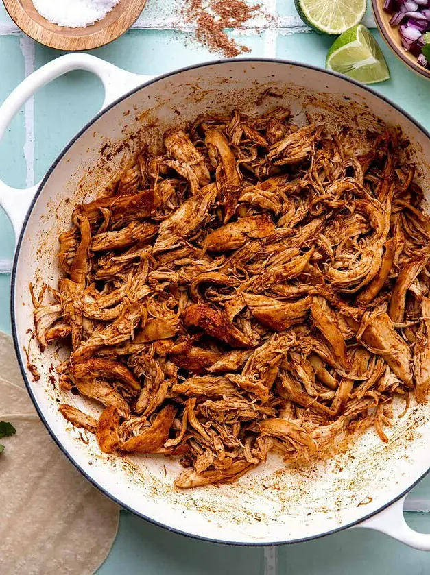 Easy Shredded Mexican Chicken