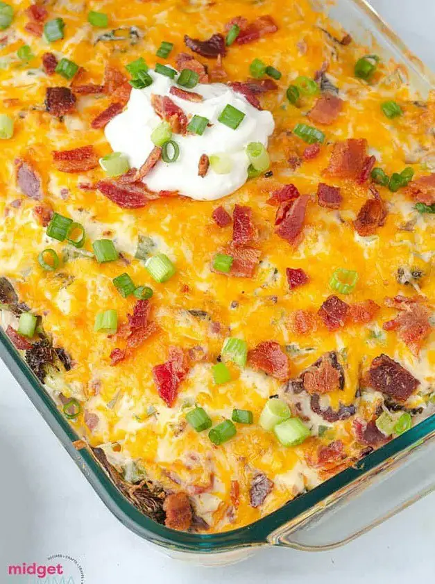 Loaded Chicken Potato Casserole