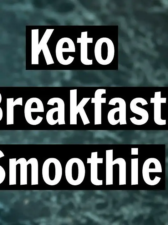 Keto Breakfast Smoothie