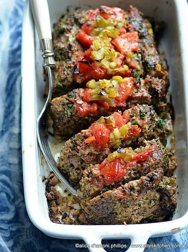 Elk Meatloaf with Green Chiles