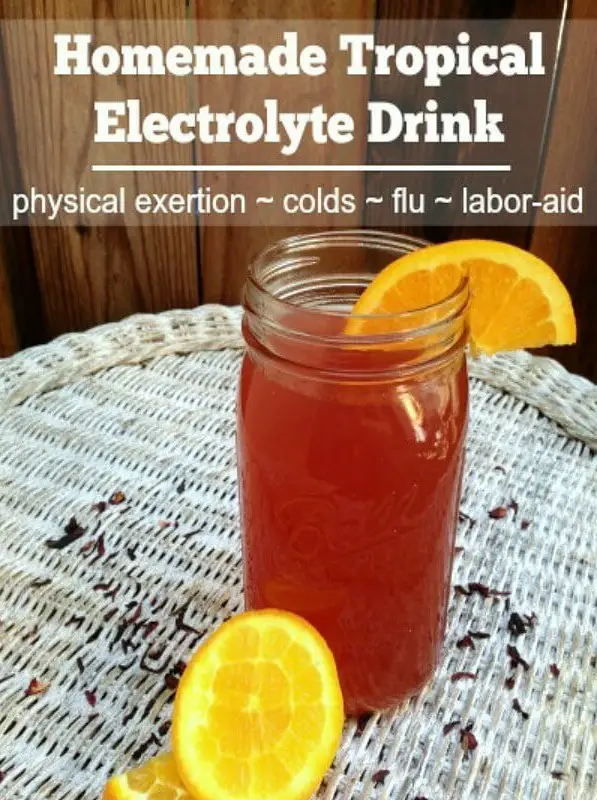 Homemade Tropical Electrolyte Drink