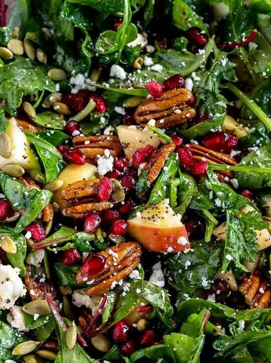 Fresh Fall Salad with Apples and Pecans