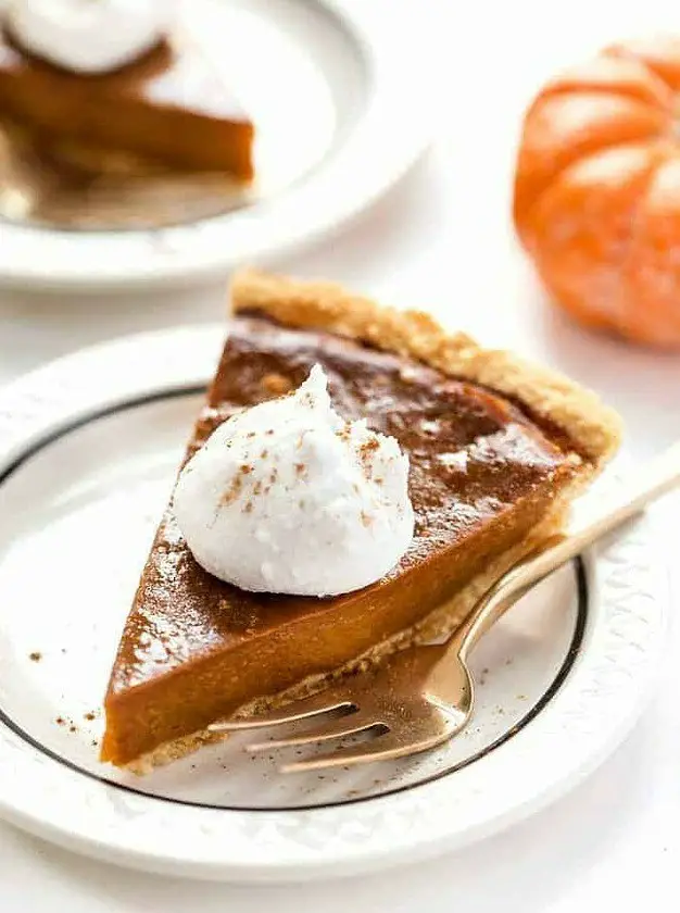 Vegan Pumpkin Pie with Almond Flour Crust