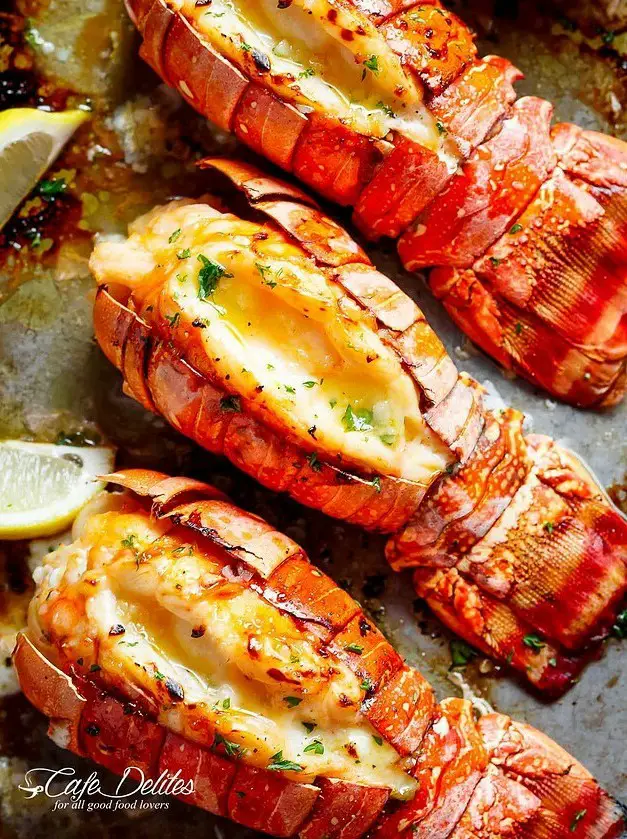 Broiled Lobster Tails