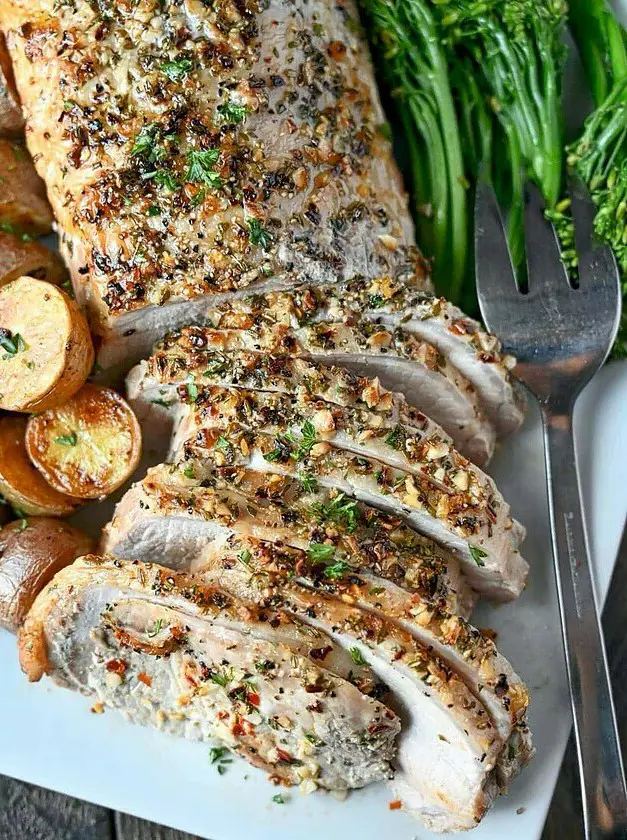 Herb Crusted Pork Loin