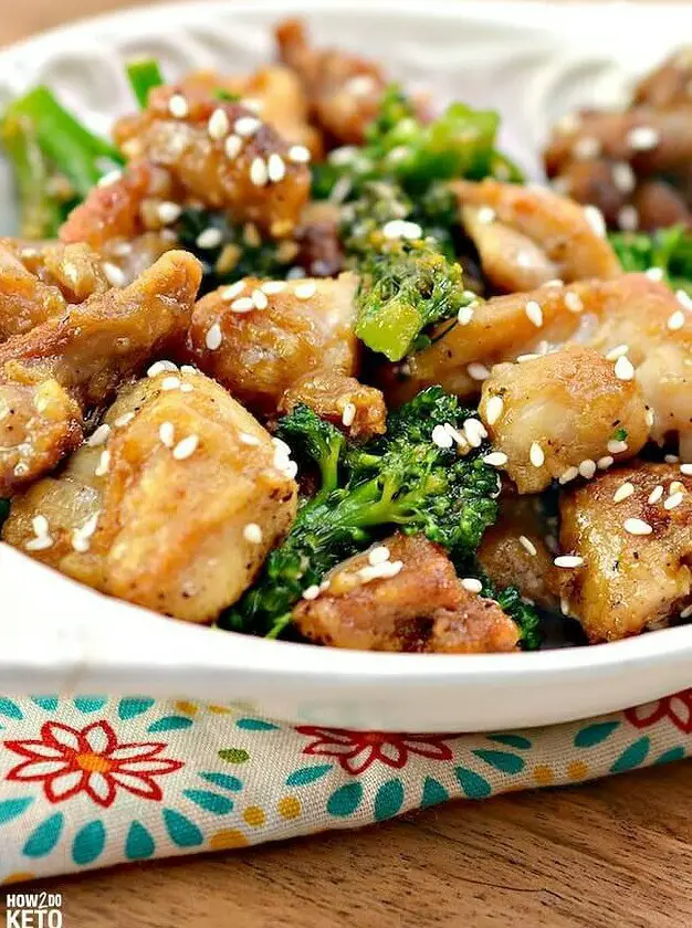 Keto Sesame Chicken