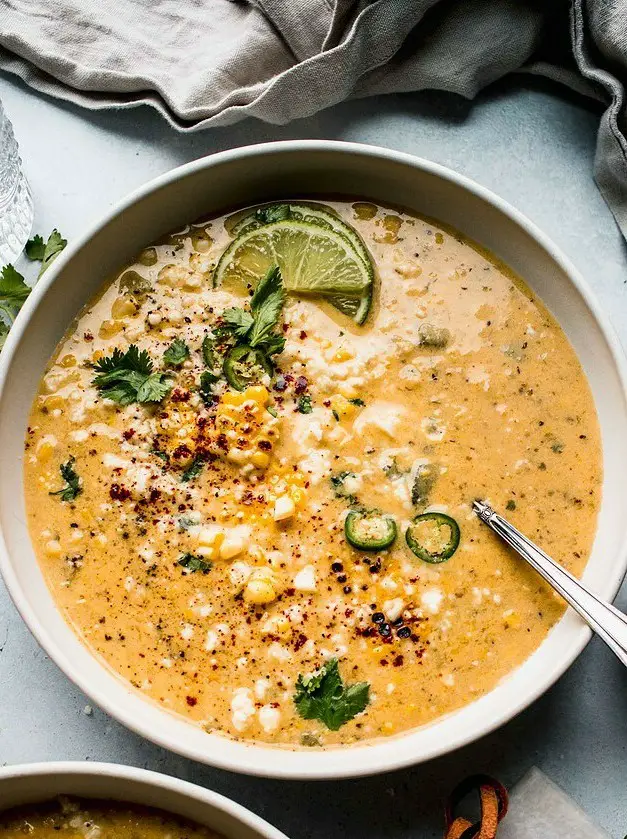 Mexican Street Corn Soup