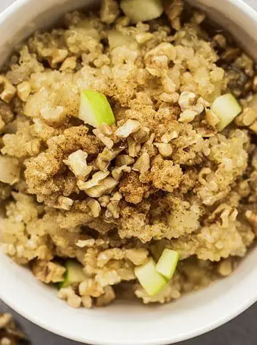 Quinoa Apple Breakfast Bowl