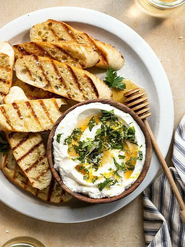 Whipped Ricotta with Herbs and Honey