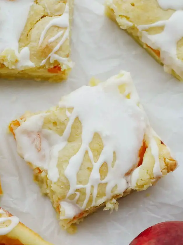 Peaches and Cream Pie Bars