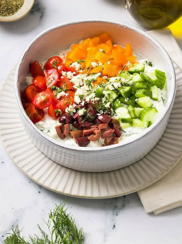 Greek Cottage Cheese Bowl