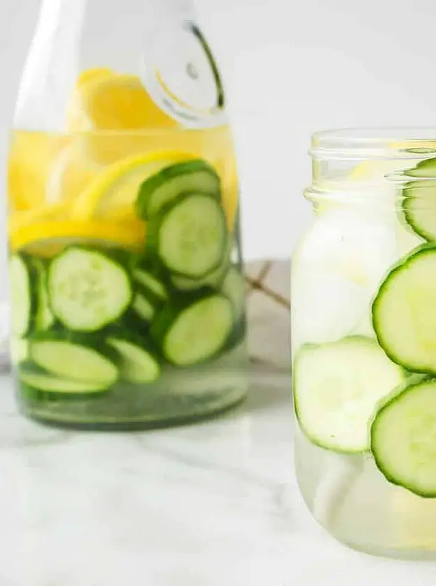 Cucumber Ginger Lemon Water