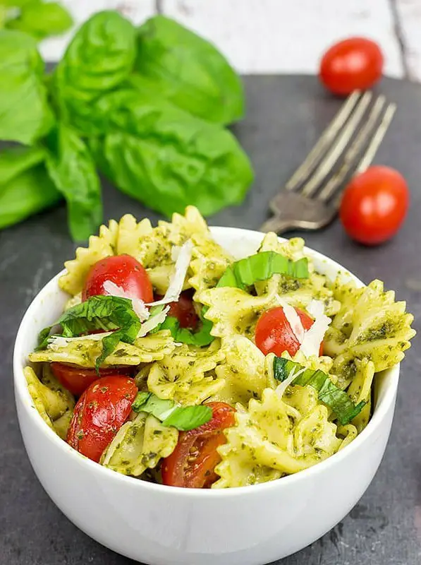 Pesto Pasta with Grilled Chicken