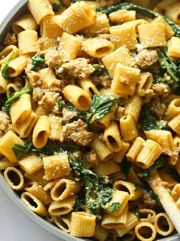 Creamy Pumpkin Sausage Pasta