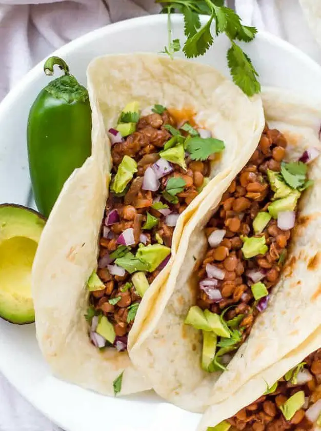 Vegan Slow Cooker Lentil Tacos