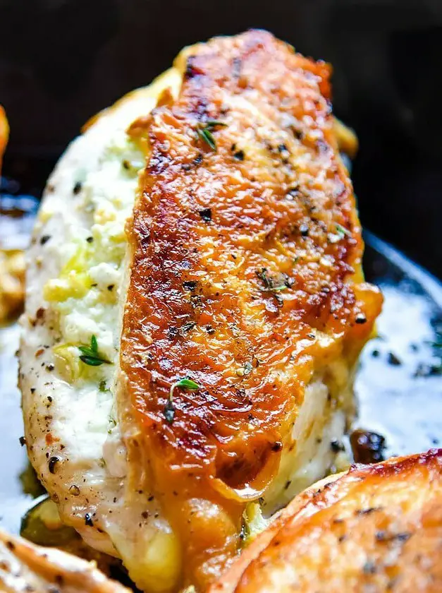 Goat Cheese Stuffed Chicken Breast