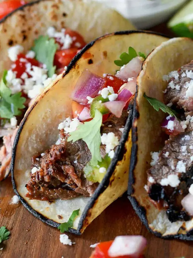 Chipotle-Lime Flank Steak Street Tacos