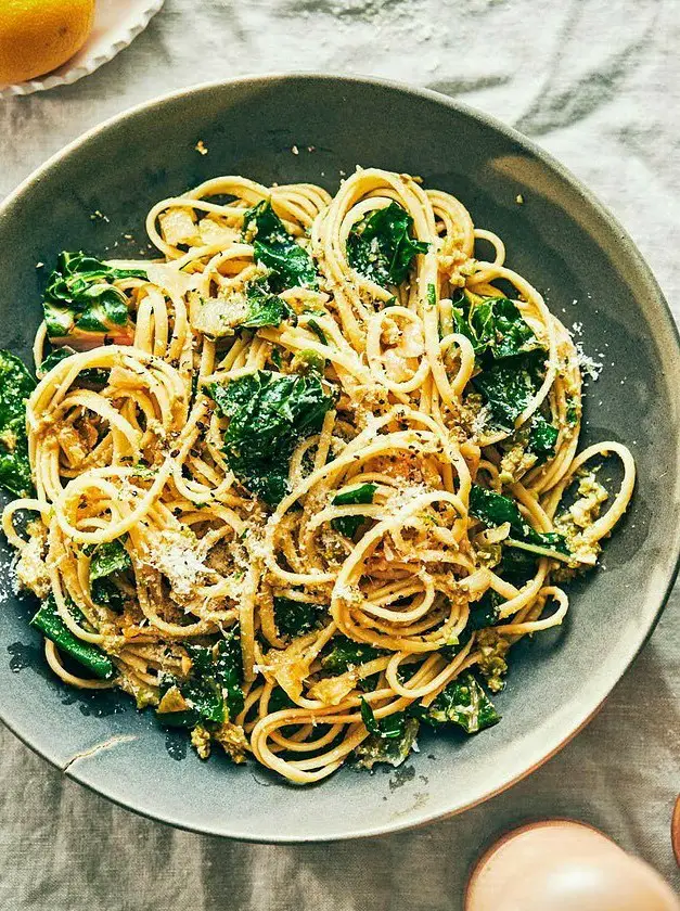 Lemon Swiss Chard Pasta