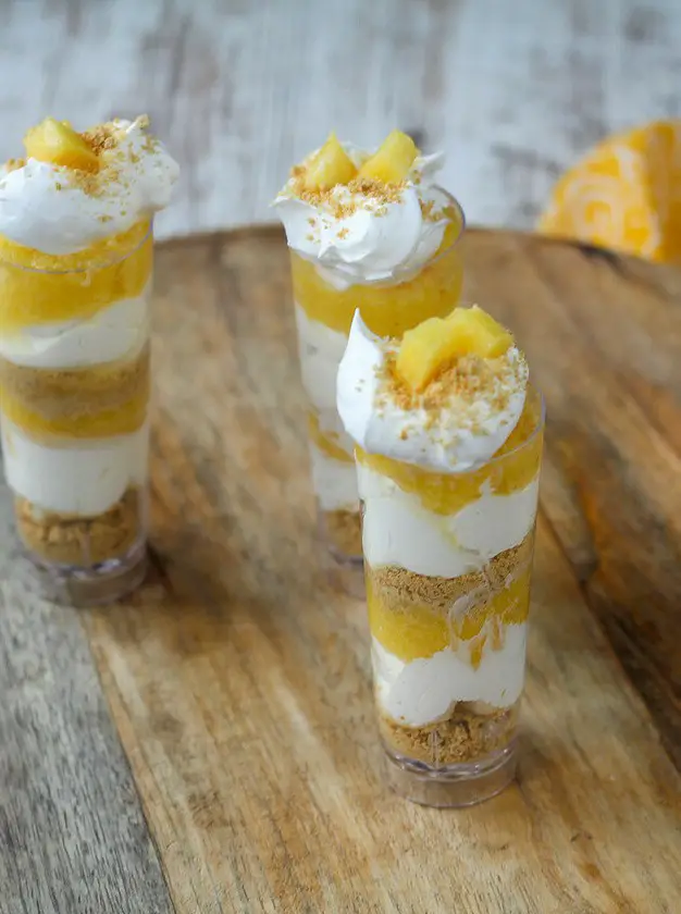 Pineapple Cheesecake Shooters