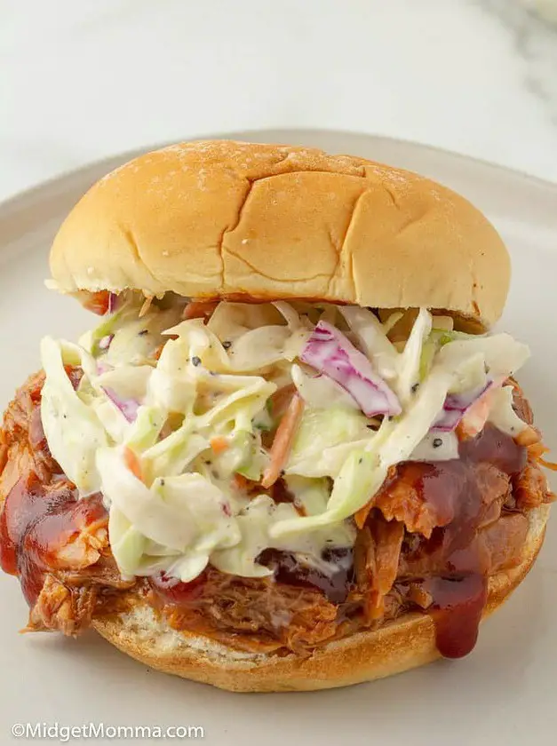 Pulled Pork and Slaw Sandwich