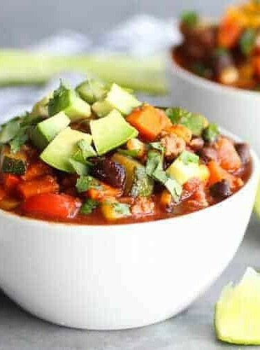 Veggie Loaded Turkey Chili