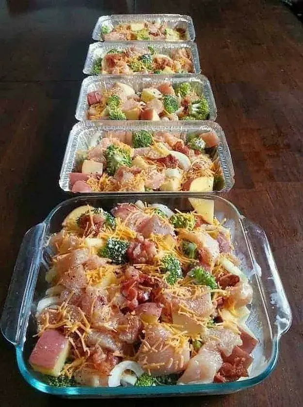 Chicken, Broccoli, Bacon & Potato Bake