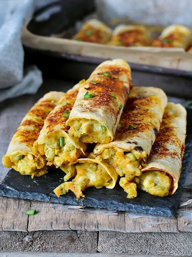 Vegan Baked Taquitos