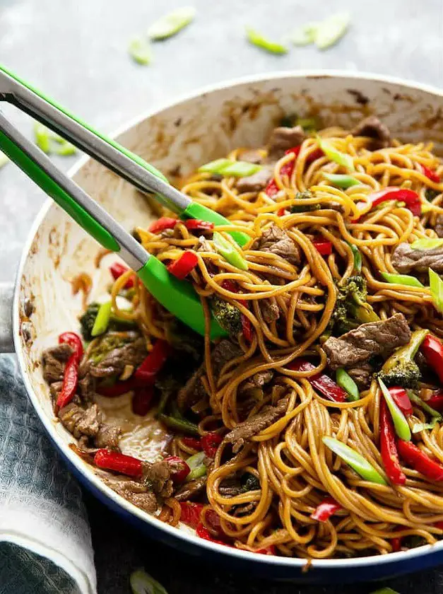 Beef Teriyaki Noodle Stir-Fry