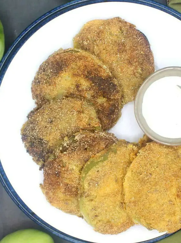 Vegan Fried Green Tomatoes