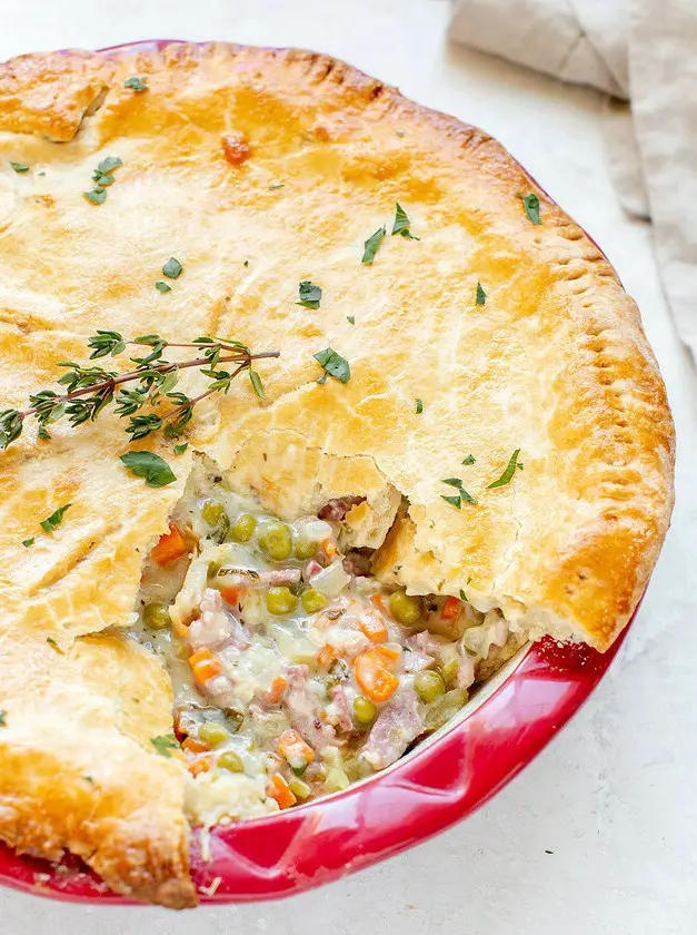 Leftover Ham Pot Pie