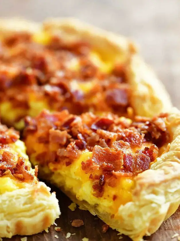 Puff Pastry Breakfast Pizza