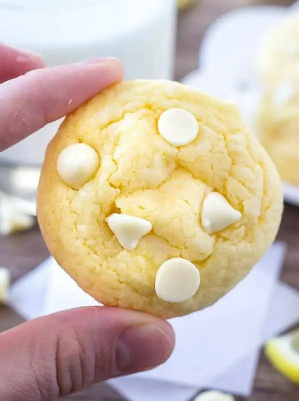 Lemon Cake Mix Cookies