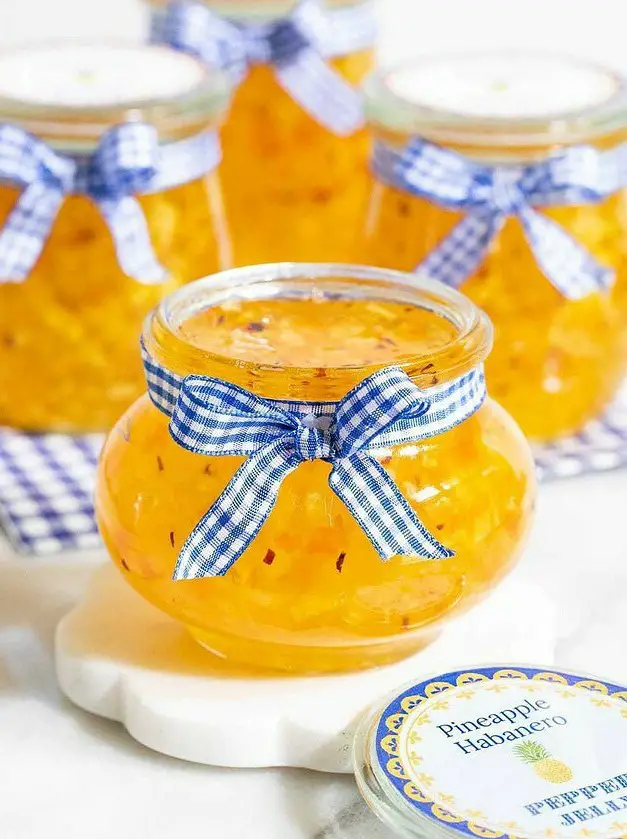 Pineapple Habanero Pepper Jelly